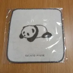 ✨新品未使用✨ジェラートピケ　パンダタオルハンカチのサムネイル