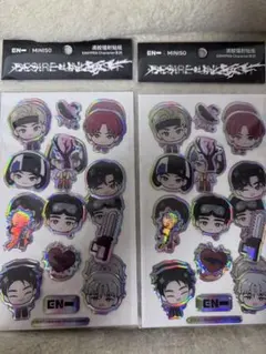 ENHYPEN MINISO 中国 コラボグッズ ステッカー シール2枚