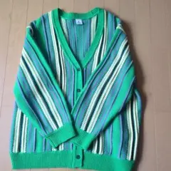 niko and… ニコアンド ヴィンテージライクアソート柄カーディガン