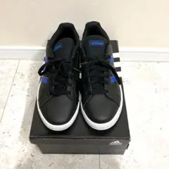 adidas スニーカー ブラック/ブルー