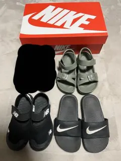 Nike サンダル 3足セット 17〜18cm
