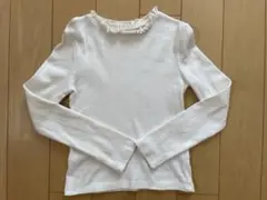 next ホワイト系　フリル付きポインテールカットー　6-7Y 122cm