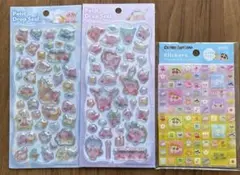 【新品、正規品】 カービー プチドロップシール 2種 クレしんタイルシール付