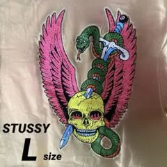 希少 ストゥーシーSTUSSY 半袖Tシャツ L 両面プリント8ボール