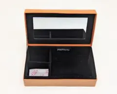 【本革】Aarong バングラデシュ ジュエリーボックス 羊革 刺繍 小物入れ