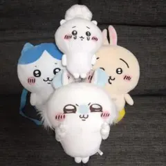 ちいかわシリーズぬいぐるみキャラクター4体セット