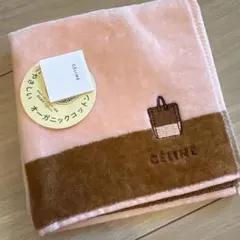《新品未使用》CELINE セリーヌ タオルハンカチ ピンク