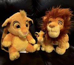 ライオン・キング ペアぬいぐるみ シンバ リュック 新品 2点セット ディズニー