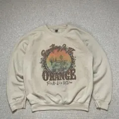 や*ま様 ザックブライアン スウェット ORANGE ベージュ カントリー歌手