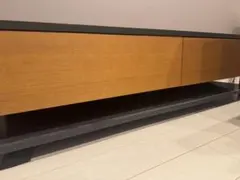 ヤマダ電機 テレビ台150 ローボード 木目ダークブラウン | Mercari
