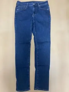 GU スキニーデニム 濃い青