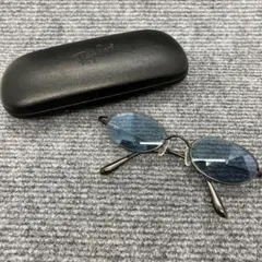 美品 RayBan レイバン RB3150 オーバルシェイプ グレー ブルー 美品 RayBan レイバン RB3150 オーバルシェイプ グレー ブルー