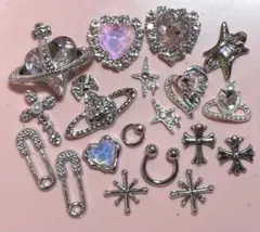 No.359 ネイルパーツ　デコパーツ　まとめ売り　セット