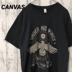 C1955 海外古着 UNDER HIS WINGS Tシャツ 半袖 ブラック