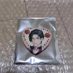 五木左京　にじさんじ　Rose Valentine ハート型缶バッジ