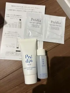 コーセー　プレディア　ブルー　リペアヘッドクレンズ　ミニサイズ、雪肌精ブルーなどのサムネイル