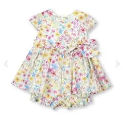 【新品】Tartine et Chocolat コットンブルマ付きワンピース