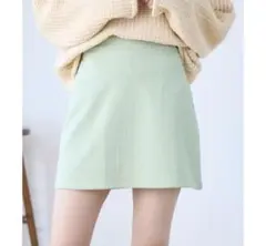 【新品】スカート　インパン付き　ミニスカ　千鳥柄