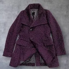 00s archive y2k Jacket レオパード パープル