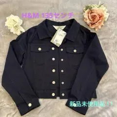 新品未使用品⭐︎H&M 黒　ジャケット 135サイズ