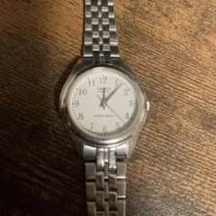 【稼動品】CASIO 腕時計 シルバー 防水機能付き
