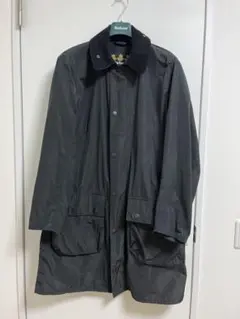 x2854P　▼Barbour バブアー▼　SL BORDER ボーダー ワックスコーティング コットン フィールド ロングジャケット コート 黒 36 秋～春 rb Barbour バブアー BORDER SL ボーダー フィールドジャケット