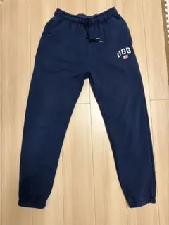 UGG@mos US 刺繍ロゴ スウェットパンツ ネイビー