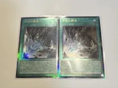 遊戯王 原石の穿光 レリーフ 2枚セット