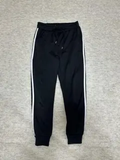 サイドライン ジョガーパンツ ブラック M