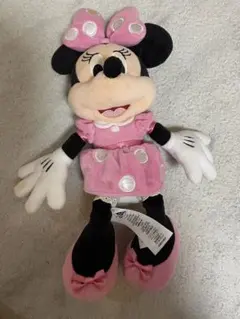 Disney Store ミニーマウス ぬいぐるみ ピンクのサムネイル
