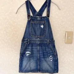 naさま専用【140】ギャプキッズ　GAP デニム　 ジャンバースカート