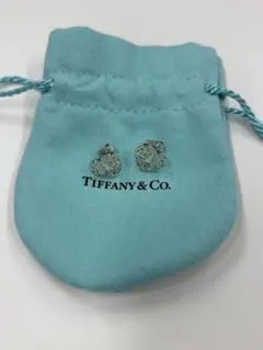 TIFFANY ティファニー ハイビスカス パールピアス フック シルバー925 