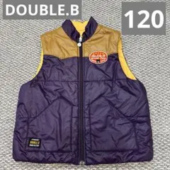 DOUBLE.B ダブルビー ダウンベスト リバーシブル 120