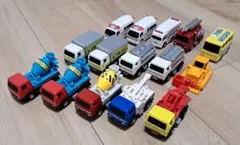 プルバックカー　はたらく車　15台セット