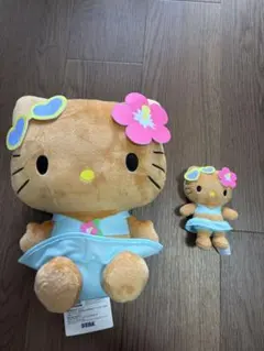 日焼けハローキティ ぬいぐるみセット