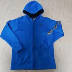 Under Armour フリースパーカー YXL 青