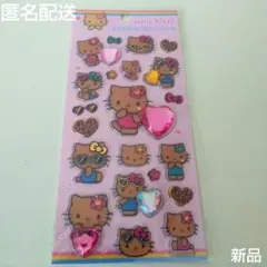 【正規品】ハローキティ　キラキララインストーンシール 日焼けキティ サンリオ