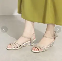 ★新品★Private Label 細ストラップステンドグラスサンダル LLのサムネイル