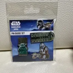 新品未開封　スターウォーズ　マンダロリアン＆グローグー　ピンバッジセット・ピンズのサムネイル