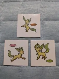 ポケモンパン デコキャラシール 3枚セット