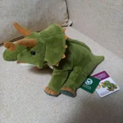 恐竜ぬいぐるみ おすわりトリケラトプス