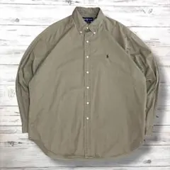 90s ラルフローレン YARMOUTH グラフチェックシャツ Mブラウン - メルカリ