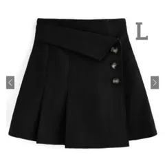 GRL インパン裏地付きアシンメトリーミニスカート tu725