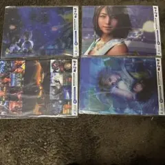 FF10 25周年くじ D賞ビジュアルシート 4種コンプセット