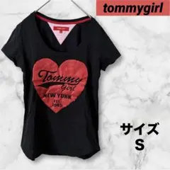 レア トミーガール tommygirl ハートプリントTシャツ S ヒルフィガーのサムネイル