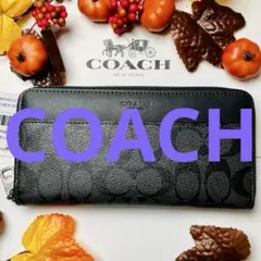 新品・タグ付き】COACH コーチ Fシグネチャー アコーディオンのサムネイル