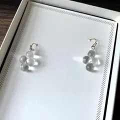 ハリオ HARIO Lampwork Factory ガラスピアス ロゼのサムネイル