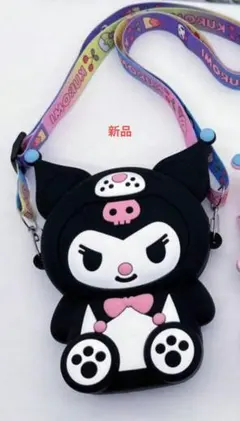 クロミ ポシェット　ショルダーバック　シリコン　サンリオ　クロミちゃんバック