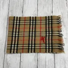 王道】バーバリー マフラー ノバチェック カシミヤ混 ヴィンテージ