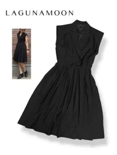 【LAGUNAMOON】贅沢フレア 究極の美シルエット トレンチワンピース